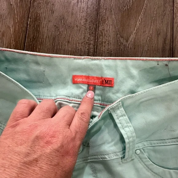 YMI Light Green Jeans - Picture 5 of 11